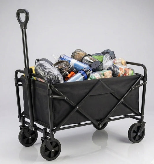 Çekgit Katlanabilir Taşıma Arabası | 100 KG Kapasiteli Dayanıklı Wagon